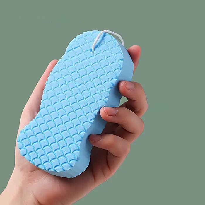 Éponge de bain exfoliante