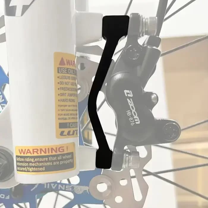 Jeu de plaquettes de frein à disque pour vélo de montagne électrique PM/IS 160 180 203 Mm, adaptateur d'étrier en alliage d'aluminium, accessoire de vélo hydraulique