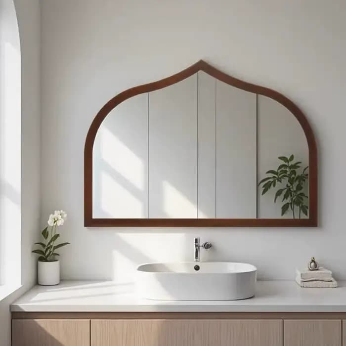 Miroir de maquillage mural - 50 cm x 38 cm