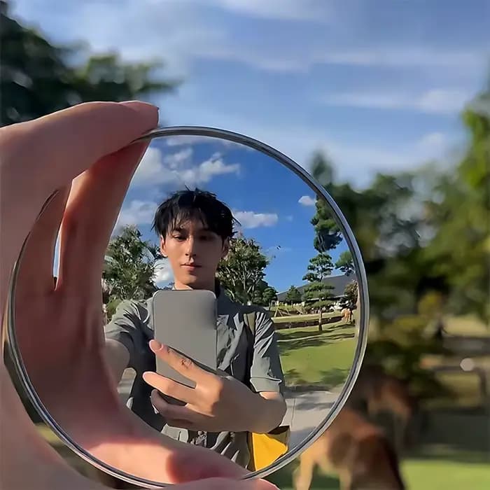 Miroir réfléchissant portable grand angle