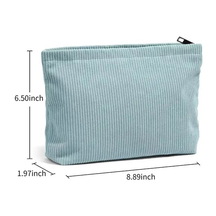 Trousse de maquillage grande fermeture éclair