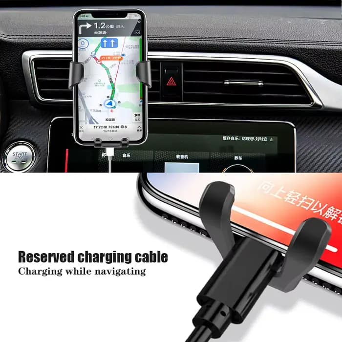 Support de téléphone pour voiture, Clip de ventilation sur GPS, accessoires pour MG ZS MG4 MG5 MG7 MG3 MG6 HS Cyberster Hector Gloster ES5 ZST EZS