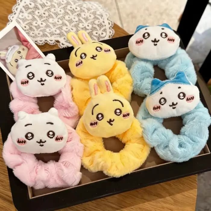 Nouveau best-seller : Serre-tête en peluche Chiikawa Cartoon Kawaii