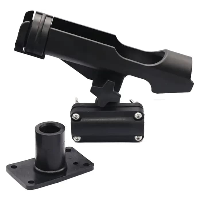 Accessoires de pêche pour bateaux : Support rotatif pour canne à pêche, fixation pour bateaux, yachts, planches et kayaks