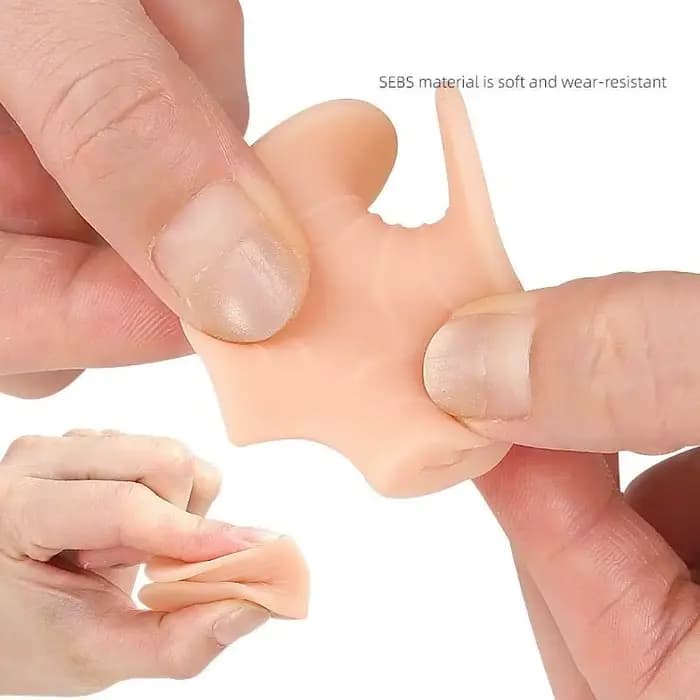 1/5/10 Paires de Séparateurs d'Orteils en Silicone en Forme de A, Correcteur d'Hallux Valgus, Redresseur de Doigts et de Grands-Doigts