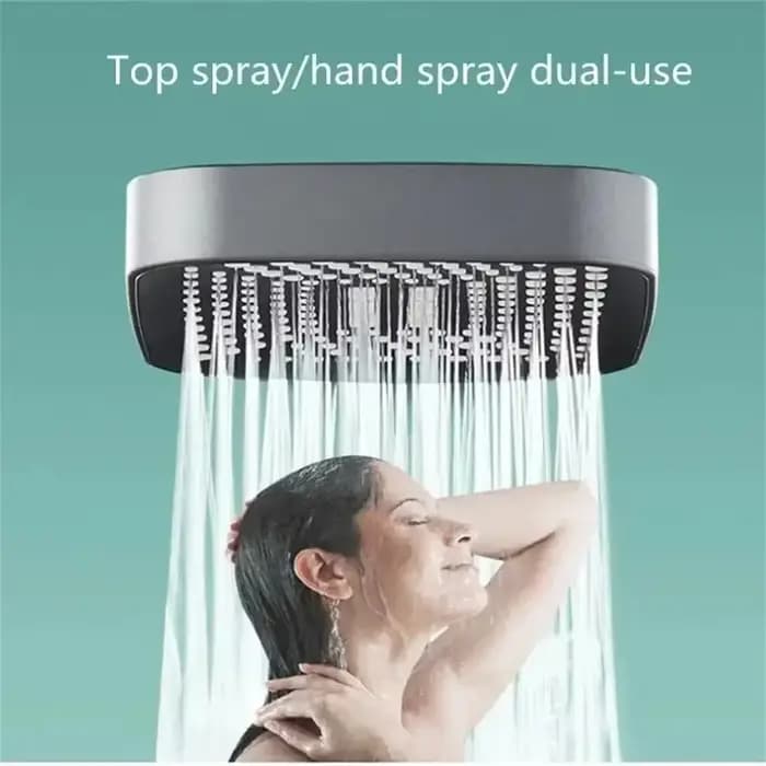 Pommeau de douche réglable, 3 modes, douche à pluie, grand débit, haute pression, économie d'eau, mélangeur de douche, accessoires de salle de bains