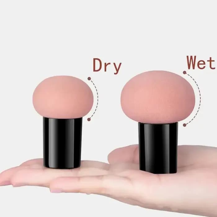 Éponge de maquillage tête de champignon