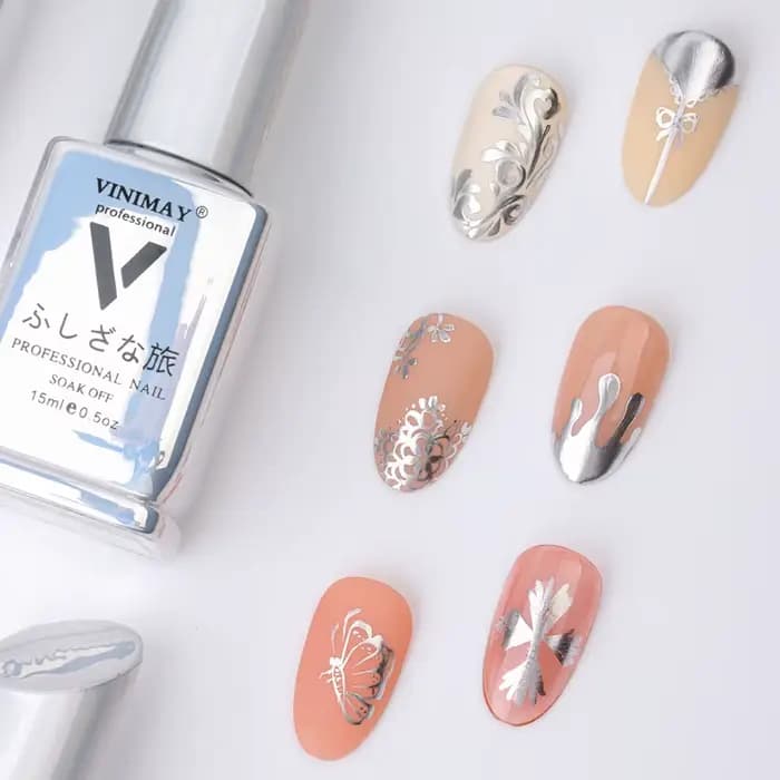 VINIMAY nouveau 2023 miroir métallique argent peinture à ongles Gel vernis
