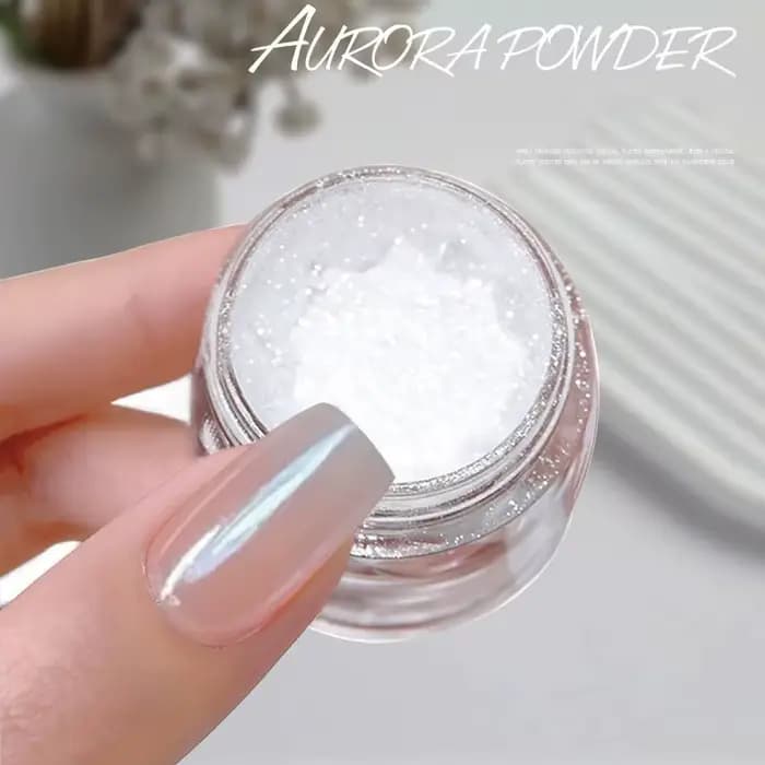 Poudre de cristal plaquée miroir pour Nail Art