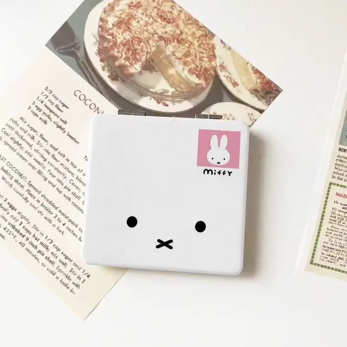 Miroir de maquillage Kawaii Miffy