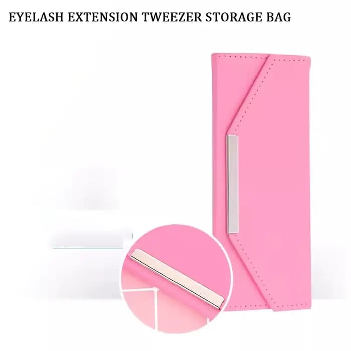 Extension de cils pince à épiler sac de rangement en cuir Portable organisateur étui faux