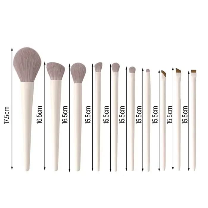 Ensemble de pinceaux de maquillage professionnels en porcelaine Cloud