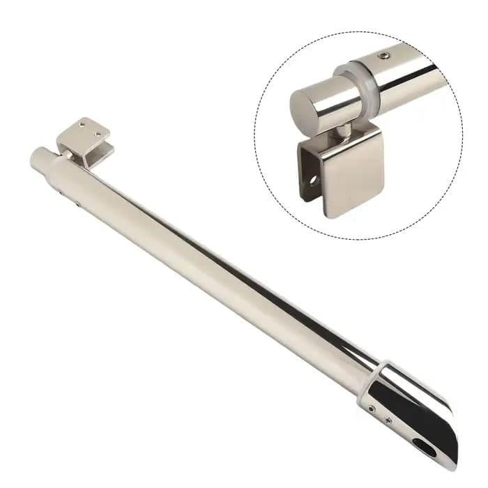 Bras de barre de Support d'écran de douche réglables en acier inoxydable, 1 pièce, pour panneau en verre de 8 à 12mm, accessoires de quincaillerie de salle de bains