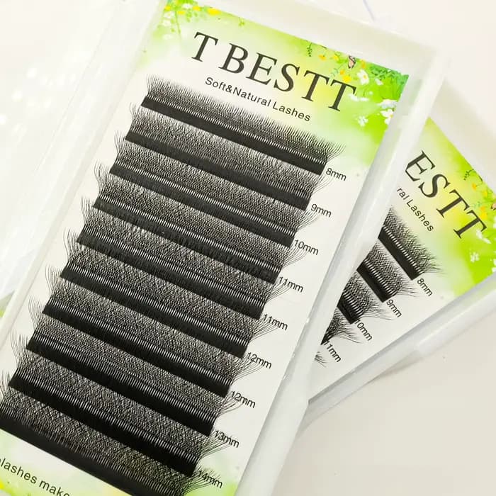 Tbestt brésilien Cilios L M Curl 5D 6DW Extensions de cils doux