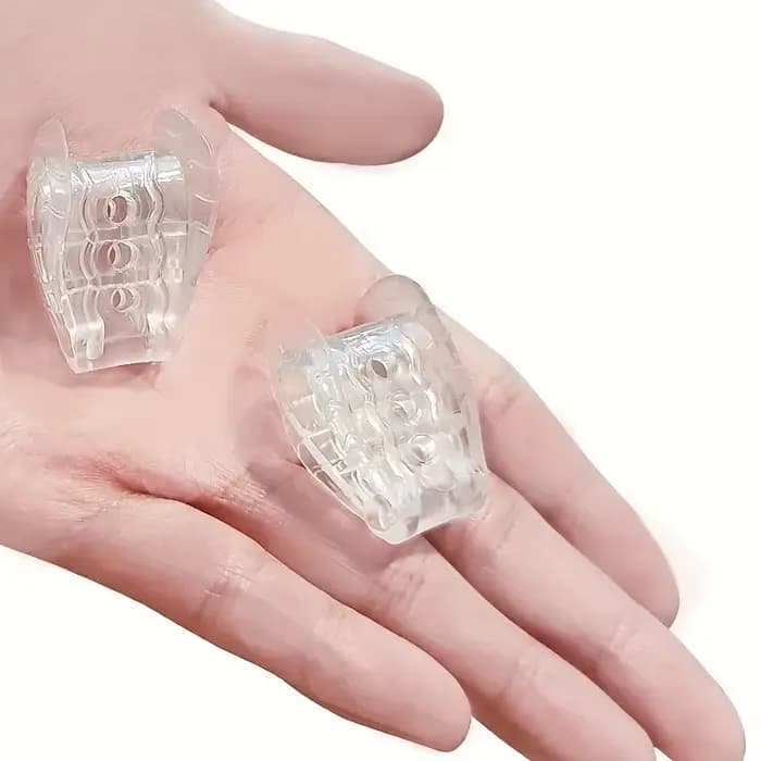 Ensemble de séparateurs d'orteils - Hypoallergénique, lavable à la main, écarteur d'orteils non traditionnel pour une meilleure santé des orteils