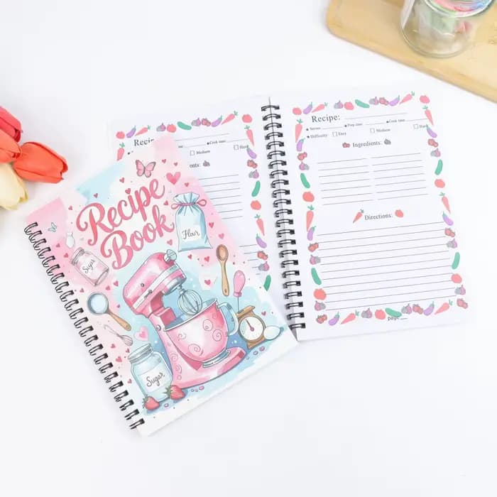 Carnet de recettes personnel - pour la planification quotidienne des repas, la prise de notes de la cuisine manuscrite, la pâtisserie pour débutants, la cuisine de voyage, anniversaire