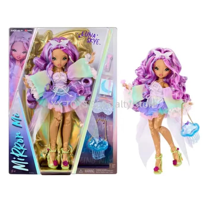 Original Mirror Mi Doll Assortment Série 1 Thème Émotions Style Gothique Guitare Électrique Peinte à la Flamme Accessoire Exclusif Jouets
