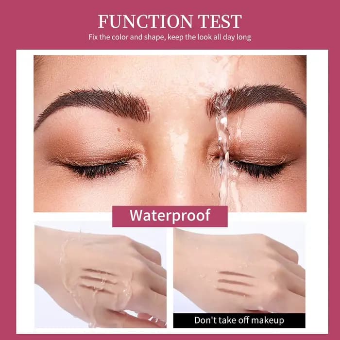 QIBEST Gel de sourcils liquide de coiffage Gel fixe Transparent incolore Gel de maquillage de réparation