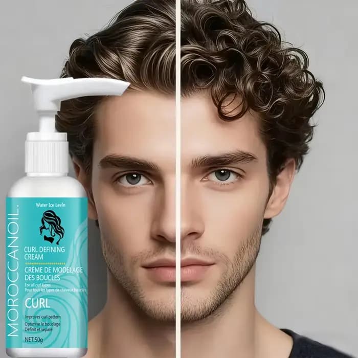 Crème Définitive pour Boucles à la Kératine et Biotine - Séchage Rapide