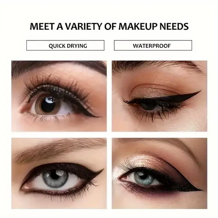 L'eyeliner noir imperméable