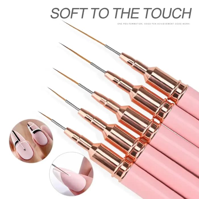 LINMANDA Nail Art Liner pinceaux pour longues lignes