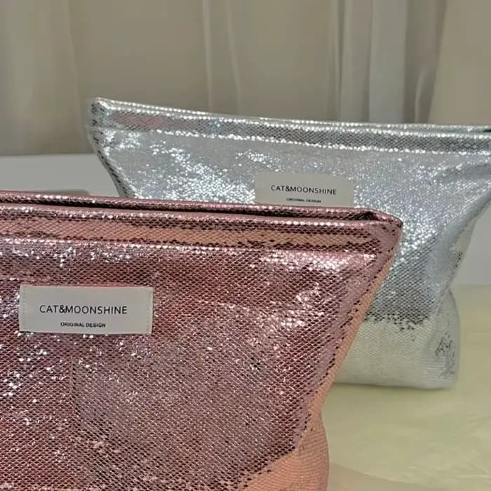 Nouvelle trousse de maquillage brillante à paillettes
