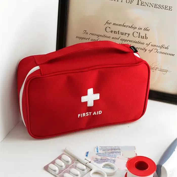 Trousse de premiers soins de voyage portable, sac de médecine à domicile, trousse d'urgence médicale, trousse de rangement de pilules, sac de transport, extérieur