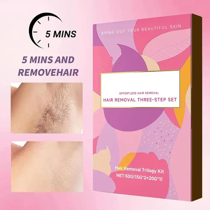 Kit de trilogie pour l'épilation du visage pour femmes – Épilateur de qualité clinique pour le menton et le dessus des