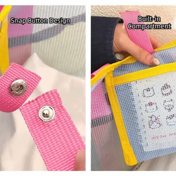 Trousse de toilette en maille de nylon