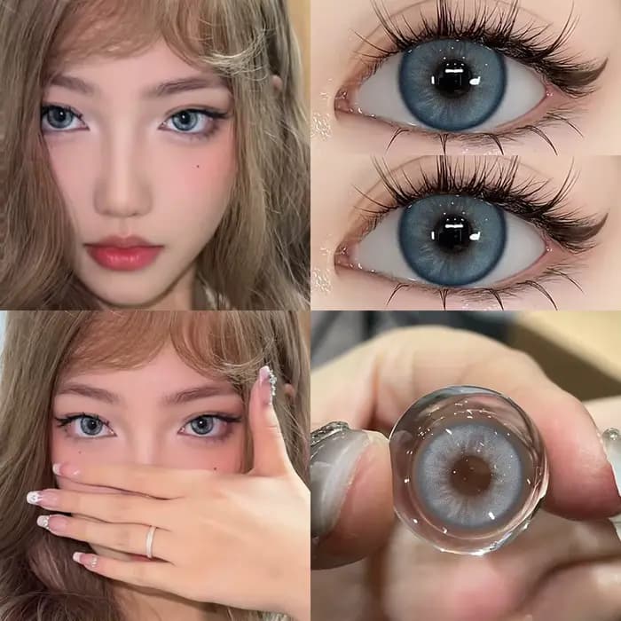 2025 nouvelle bio-essence 1 paire de lentilles de Contact vertes pour les yeux