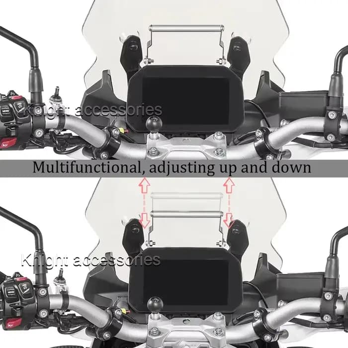 Adaptateur de montage GPS pour moto F900GS Adventure F850GS/ F800GS(2024 +), accessoires au-dessus des instruments V2.0, hauteur réglable