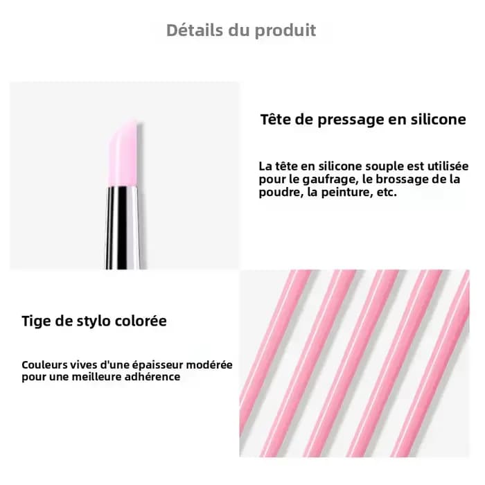 Brosse à ongles en Silicone