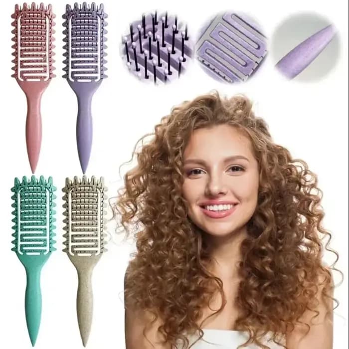 Brosse de coiffure pour cheveux bouclés et humides