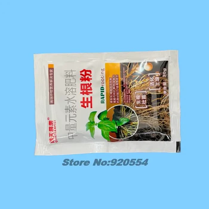 Poudre d'enracinement rapide 30g pour coups, stimulateur polyvalent de racines de plantes pour arbres, légumes, fleurs, engrais soluble dans l'eau