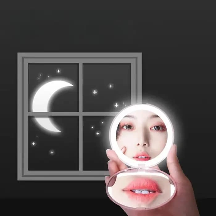 Mini miroir de maquillage Shoous LED