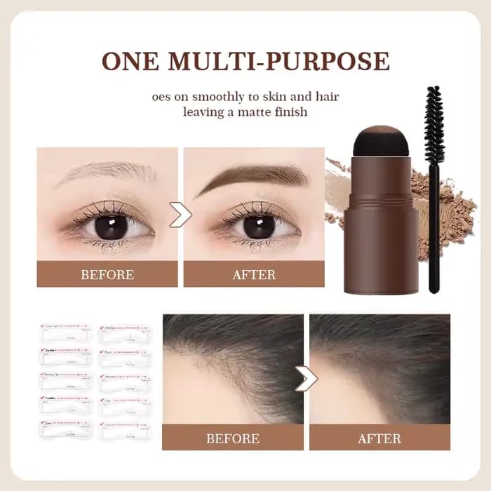 Tampon de maquillage en poudre pour définisseur de sourcils