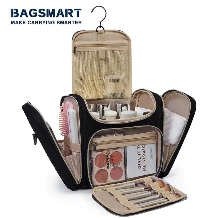 BAGSMART Trousse de maquillage pour femme