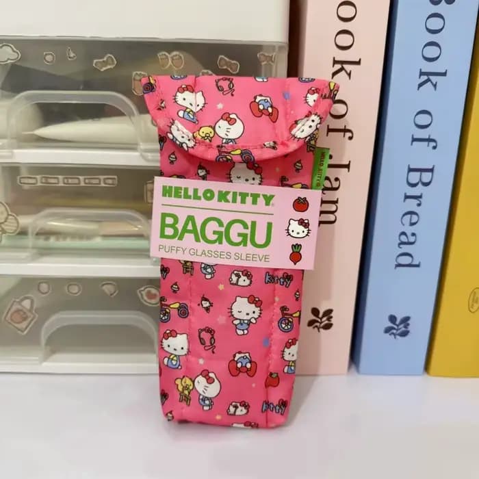 Sac de protection pour lunettes de soleil Kawaii Hello Kitty, avec boucle magnétique portable, cadeau pour étudiants, accessoires pour femmes, vente en gros