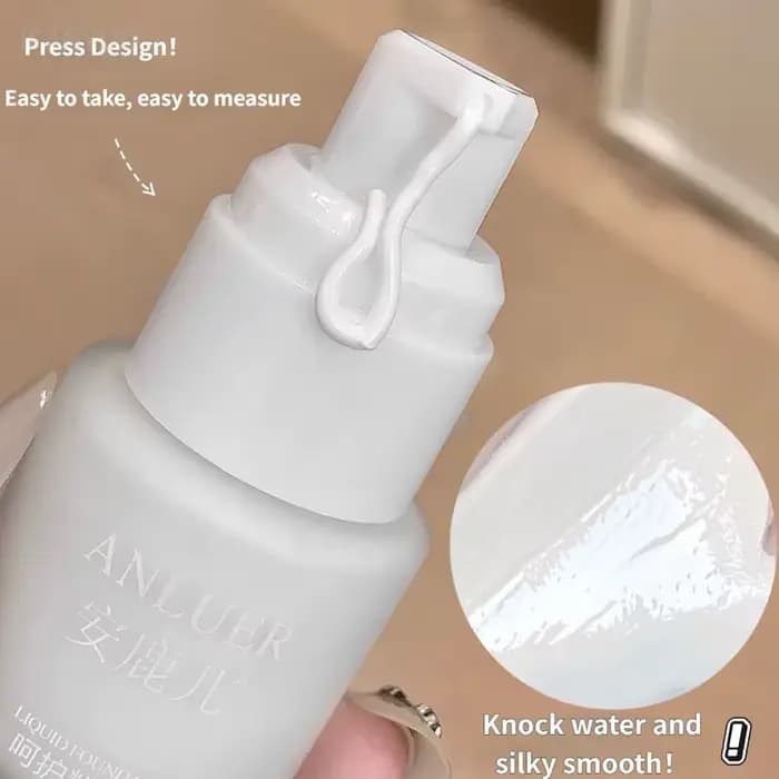 Fond de Teint Liquide Blanc Mat Couvrance Modulable