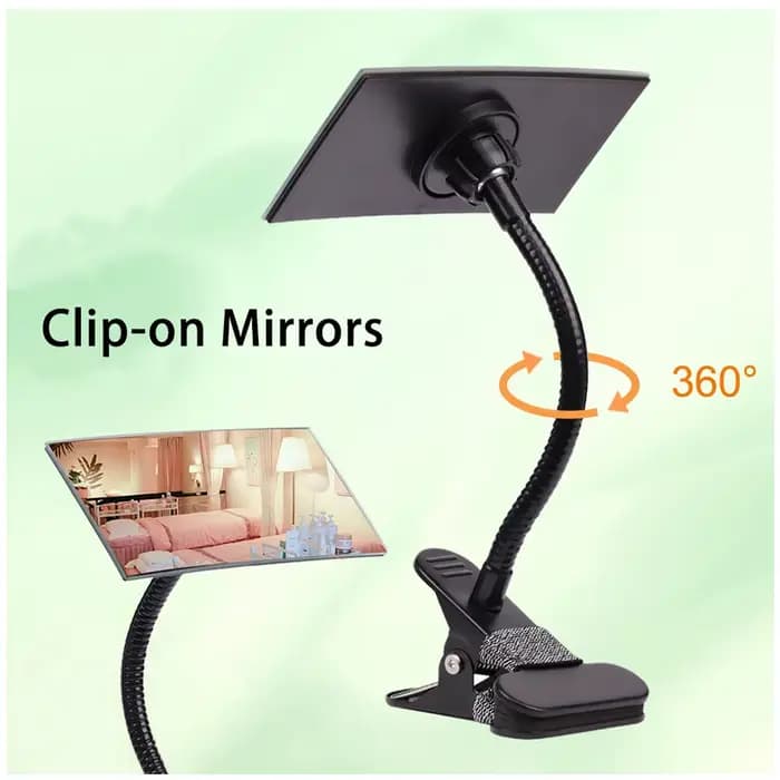 Miroir flexible à clipser pour salon de coiffure