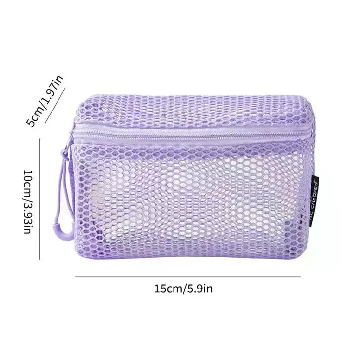Trousse de toilette de voyage en maille - Organisateur