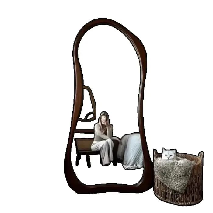 Miroir Design moderne noir