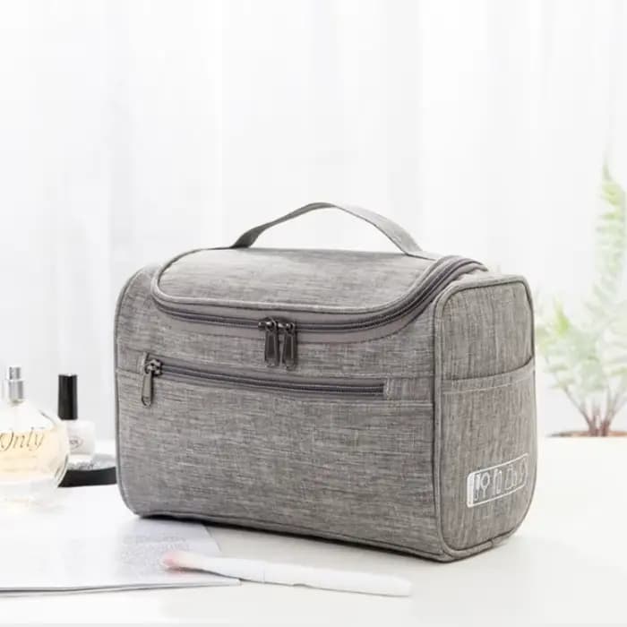 Trousse de Toilette Portable Suspendue pour Maquillage et Accessoires – Organisateur de Voyage pour Hommes et Femmes