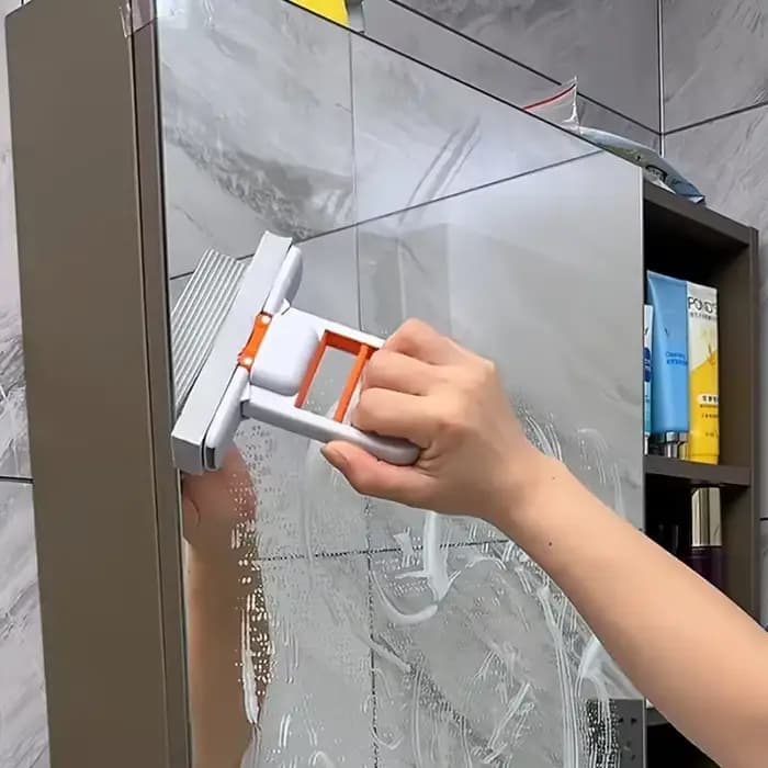 Mini vadrouille multifonctionnelle | Vadrouille humide/sec rétractable pour cuisine, salle de bain, voiture | Plastique durable | Outil de nettoyage compact et domestique 