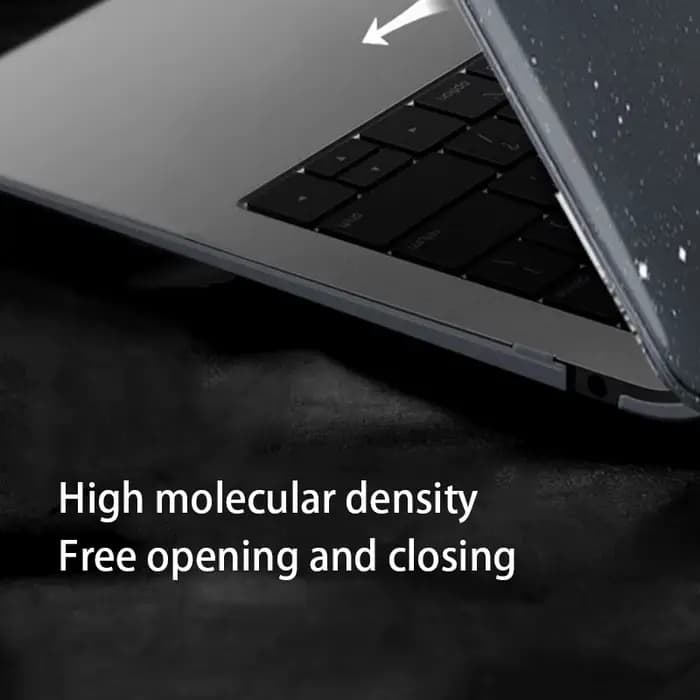 Étui de protection pour ordinateur portable MacBook Neo 13 pouces 2026 avec coque rigide en plastique à paillettes pour accessoires MacBook Neo