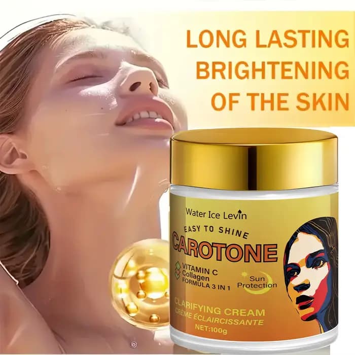 Avec Vitamine C + Collagène & protection solaire pour clarifier l'éclataire et une éclatage cutanée longue durée. 100g