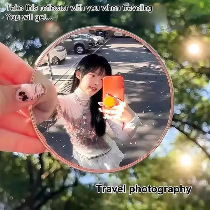 Miroir réfléchissant portable grand angle