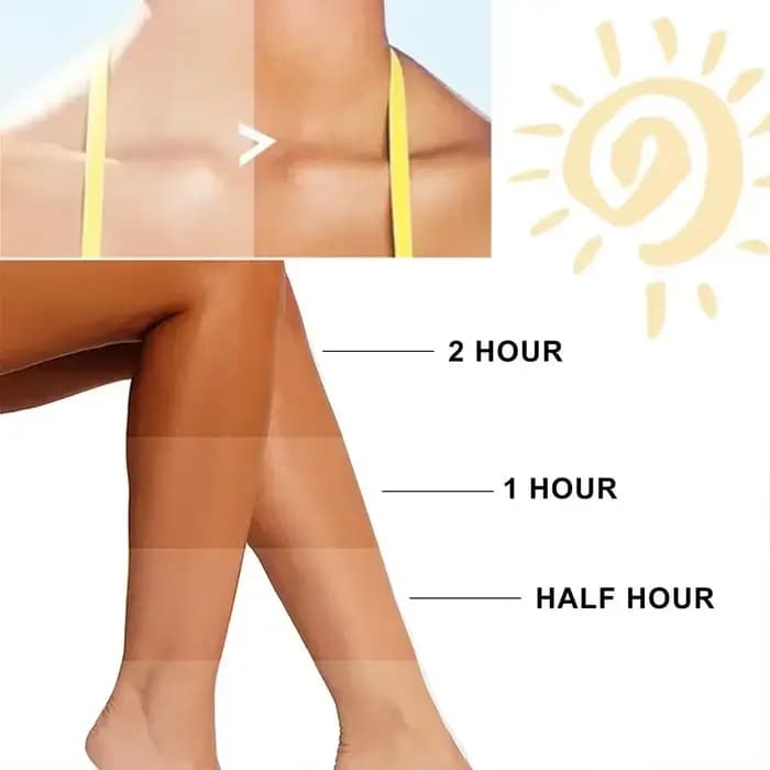 Crème bronzante naturelle nourrissante