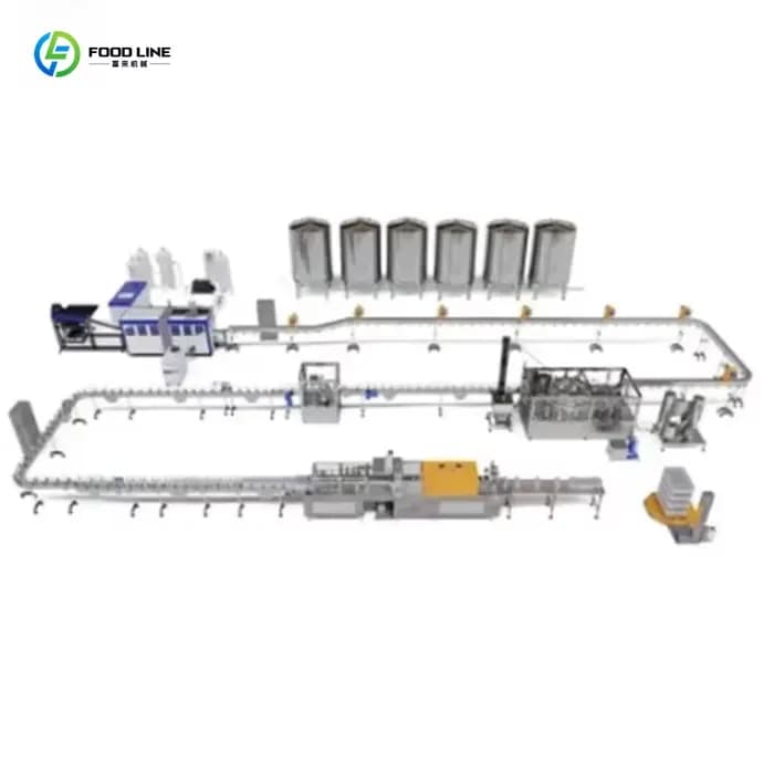 Système de remplissage et de bouchage automatique personnalisé avec commande PLC, ligne de production de jus d'orange, de pomme et de raisin Goffar