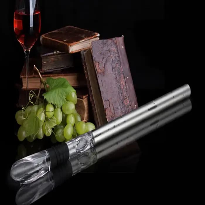Bâton de refroidissement du vin en acier inoxydable, vin en 15 minutes, garde-le, refroidisseur de vin réfrigéré qui refroidit les heures sans diluer le goût